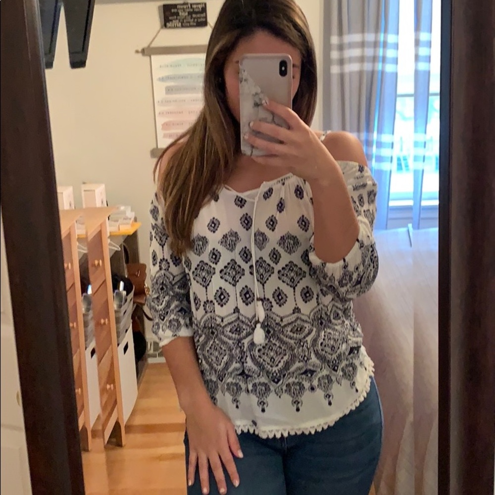 Off the Shoulder Sleeve Tank